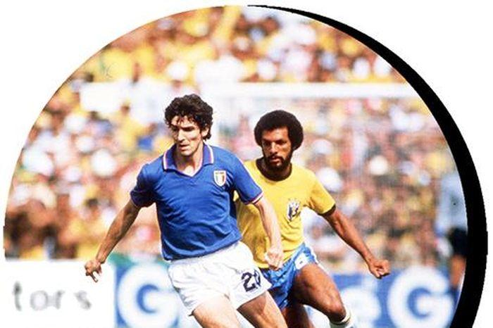 Màn ăn mừng đầy cảm xúc và biểu tượng của Marco Tardelli sau khi ghi bàn vào lưới Tây Đức trong trận chung kết World Cup 1982.