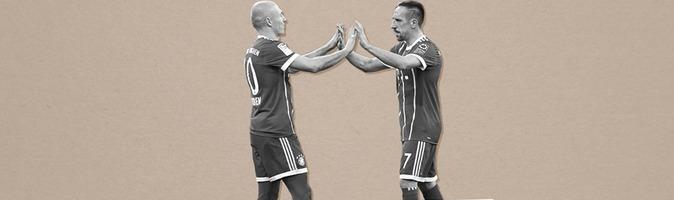 Arjen Robben thực hiện cú cứa lòng chân trái sở trường vào góc xa khung thành, một bàn thắng tuyệt vời quen thuộc ở Bundesliga.