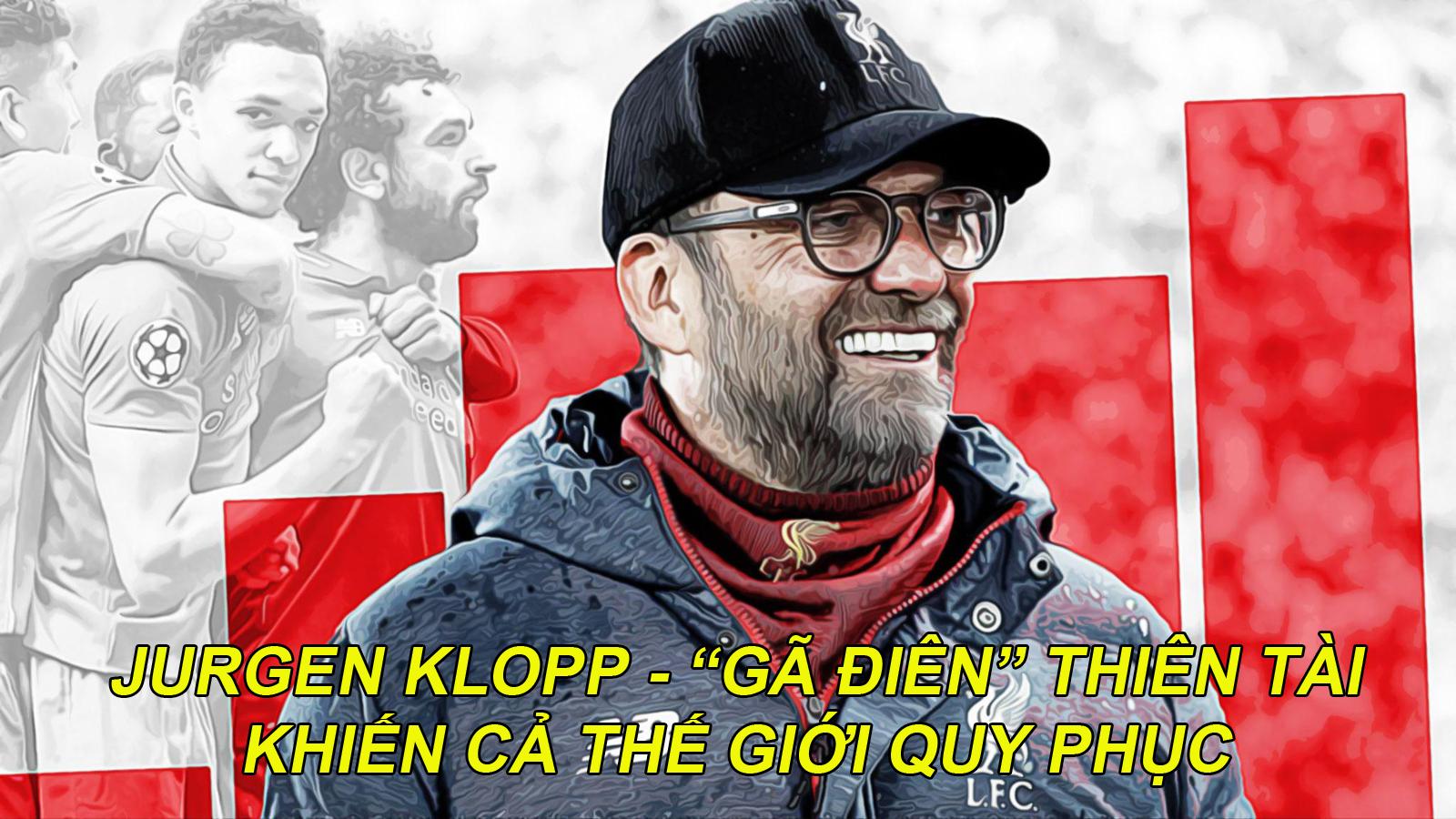 Huấn luyện viên Jurgen Klopp đang thể hiện sự nhiệt huyết khi chỉ đạo các cầu thủ Liverpool bên đường pitch