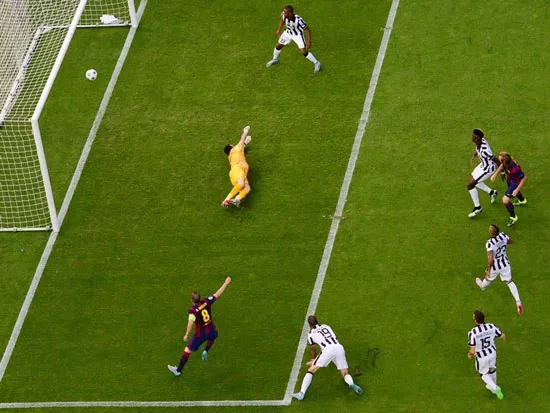 Đội hình Juventus dưới sự chỉ đạo của Massimiliano Allegri trước trận chung kết Champions League 2015 gặp Barcelona