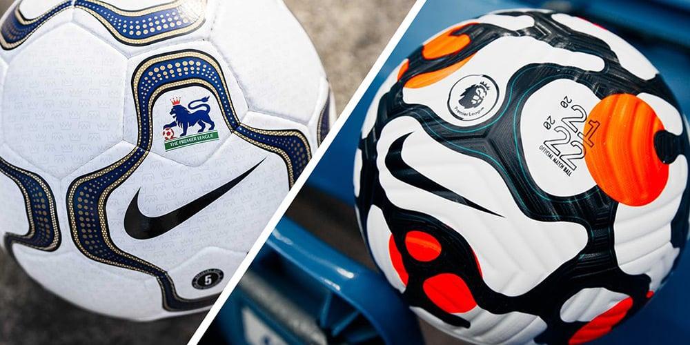 Ảnh ghép logo của các câu lạc bộ hàng đầu Premier League như Man City, Man Utd, Liverpool, Chelsea, Arsenal, Tottenham trong mùa giải 2021-2022, thể hiện sự cạnh tranh và bối cảnh chung của giải đấu.