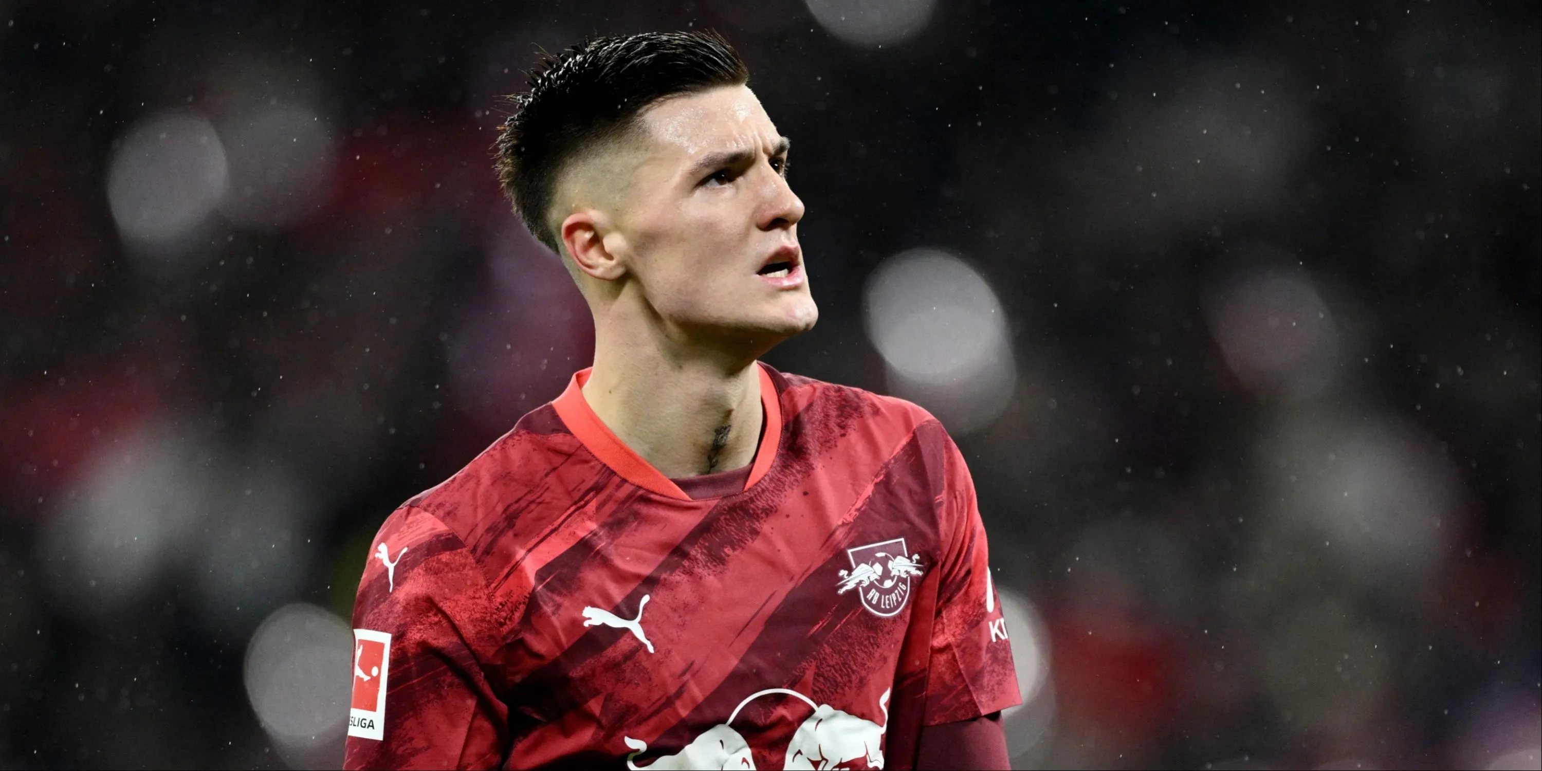 Benjamin Sesko thi đấu cho RB Leipzig tại Bundesliga