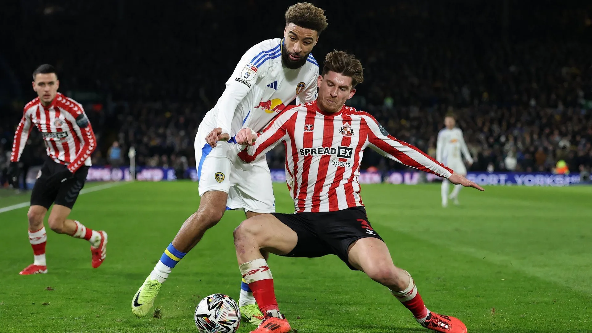Các cầu thủ Sunderland ăn mừng sau một trận đấu quan trọng