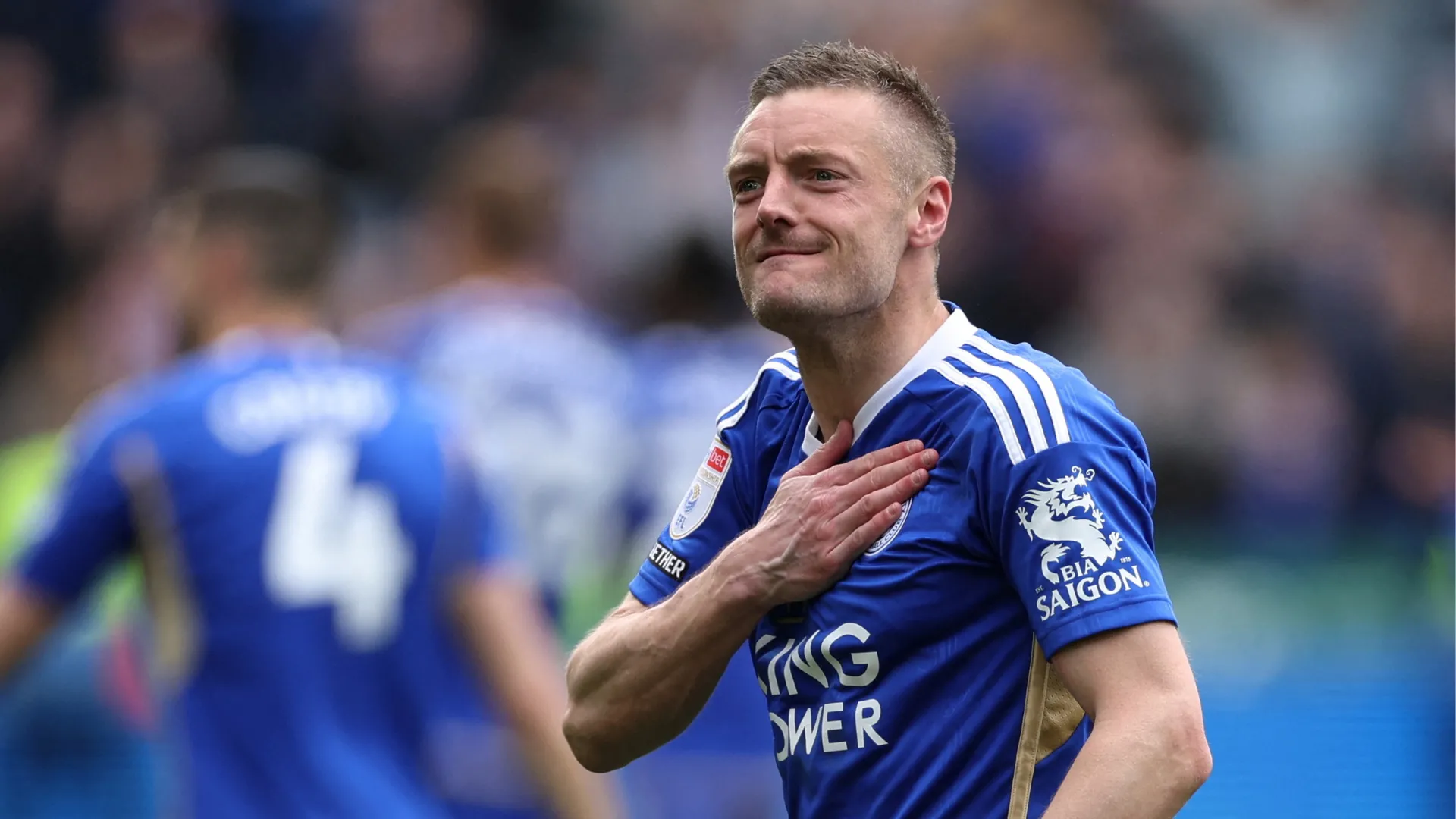 Jamie Vardy thi đấu cho Leicester City mùa giải 2024-2025