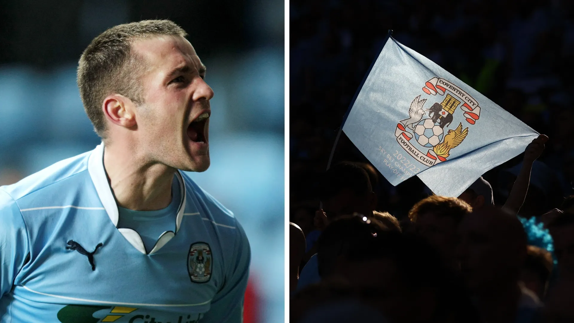 Michael Doyle, cựu tiền vệ kỳ cựu của Coventry City trong một trận đấu