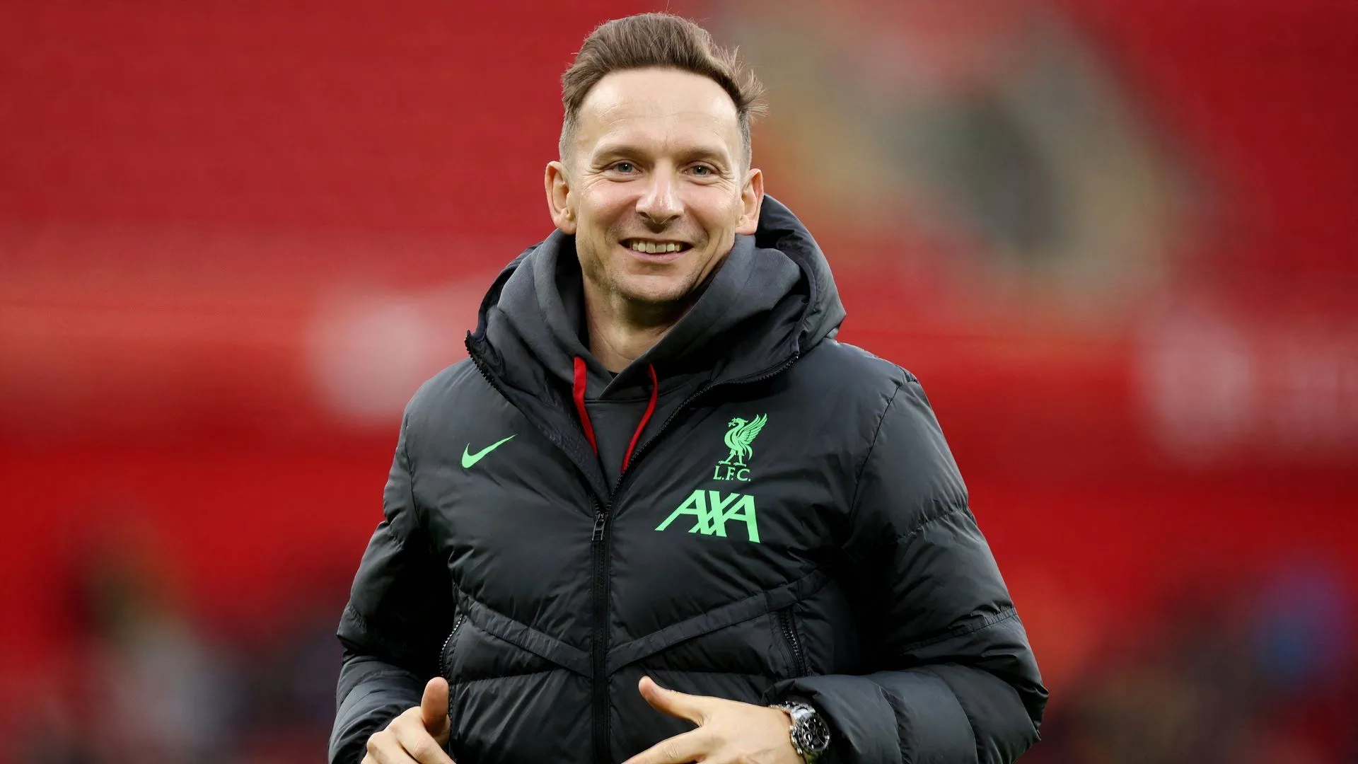 Pep Lijnders thời còn là trợ lý huấn luyện viên tại Liverpool