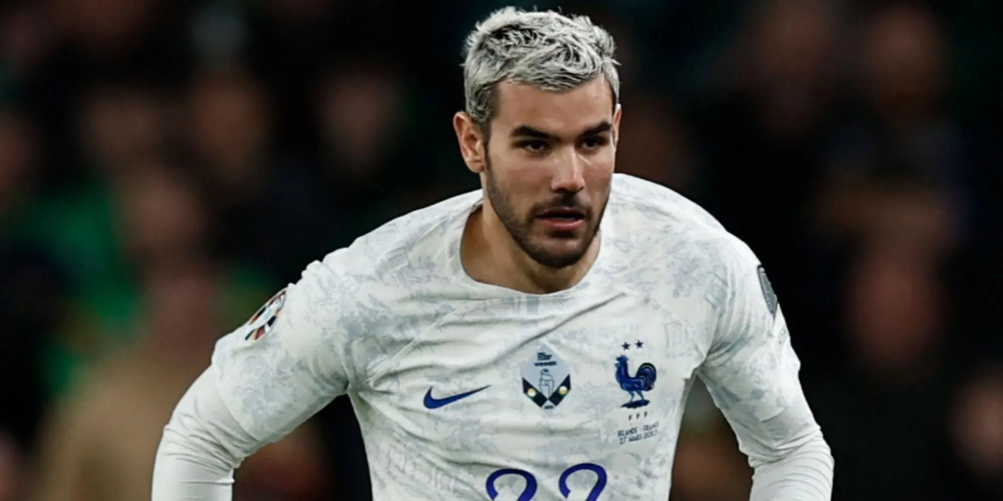 Theo Hernandez trong màu áo đội tuyển Pháp