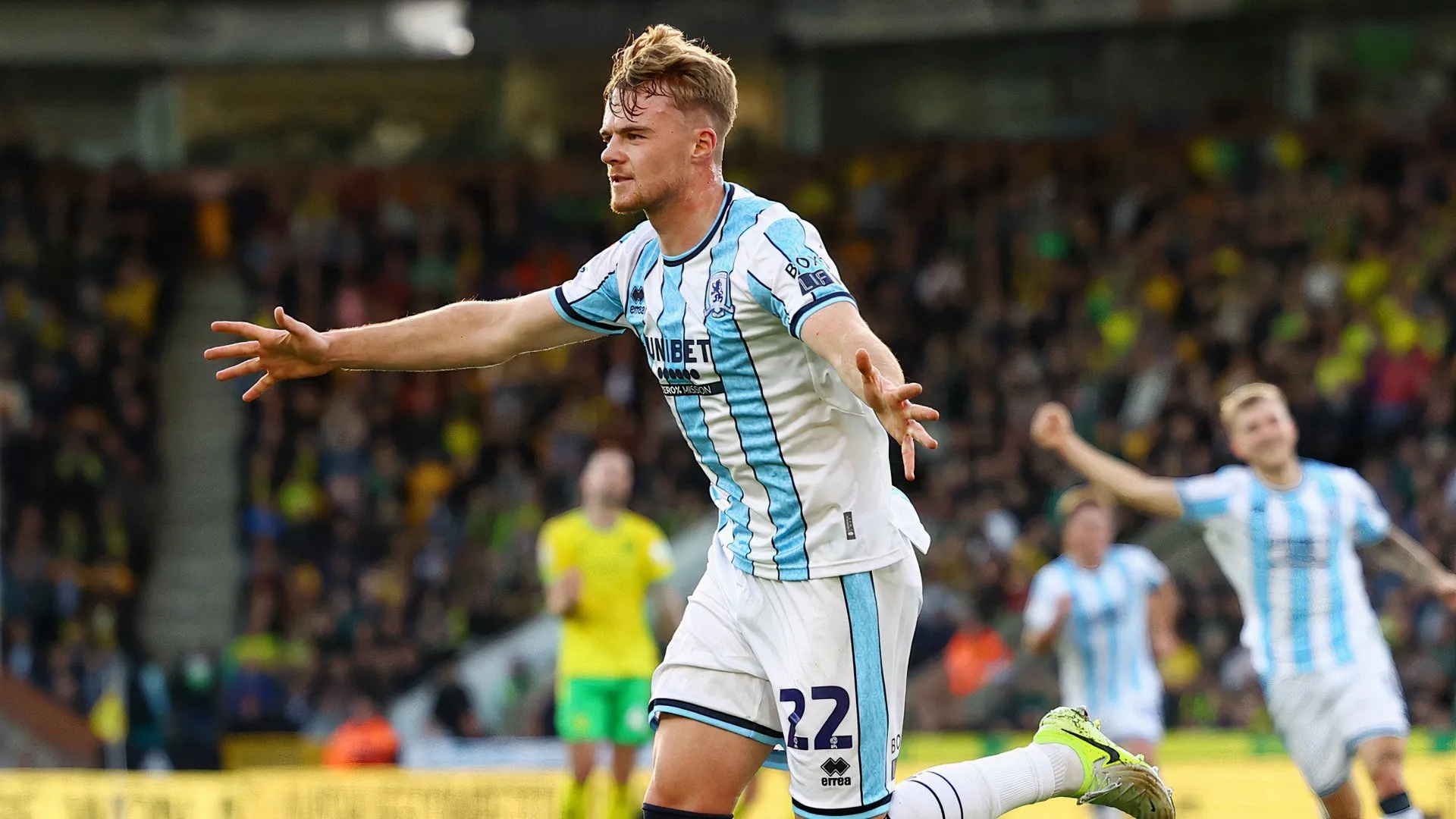 Tommy Conway thi đấu cho Middlesbrough mùa giải 2024/25
