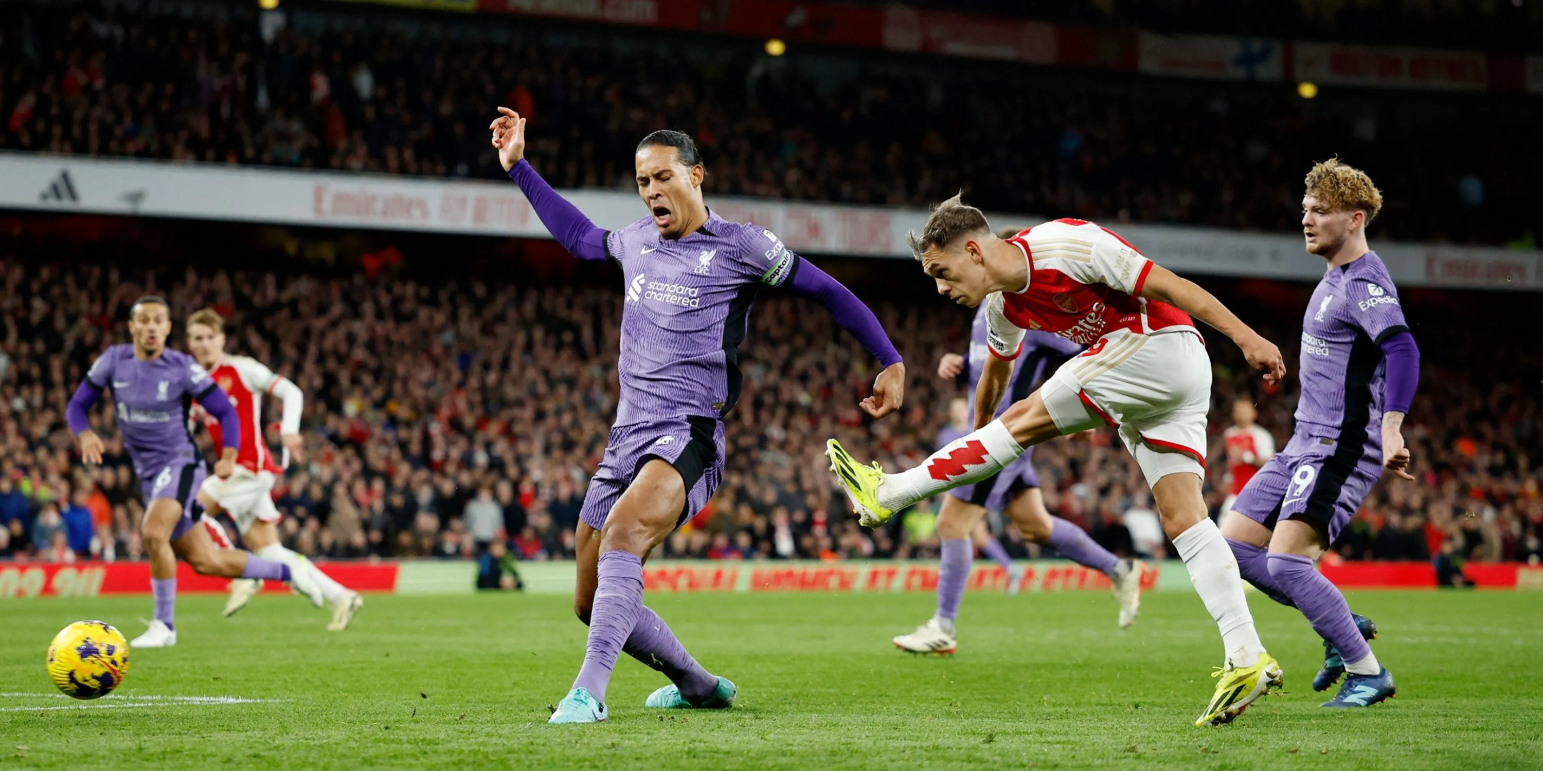 Trận đấu giữa Arsenal và Liverpool