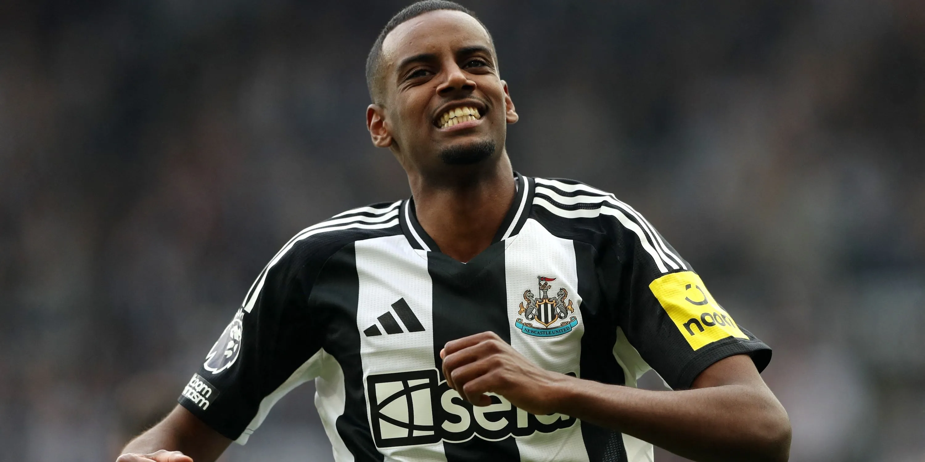 Alexander Isak của Newcastle United ăn mừng bàn thắng