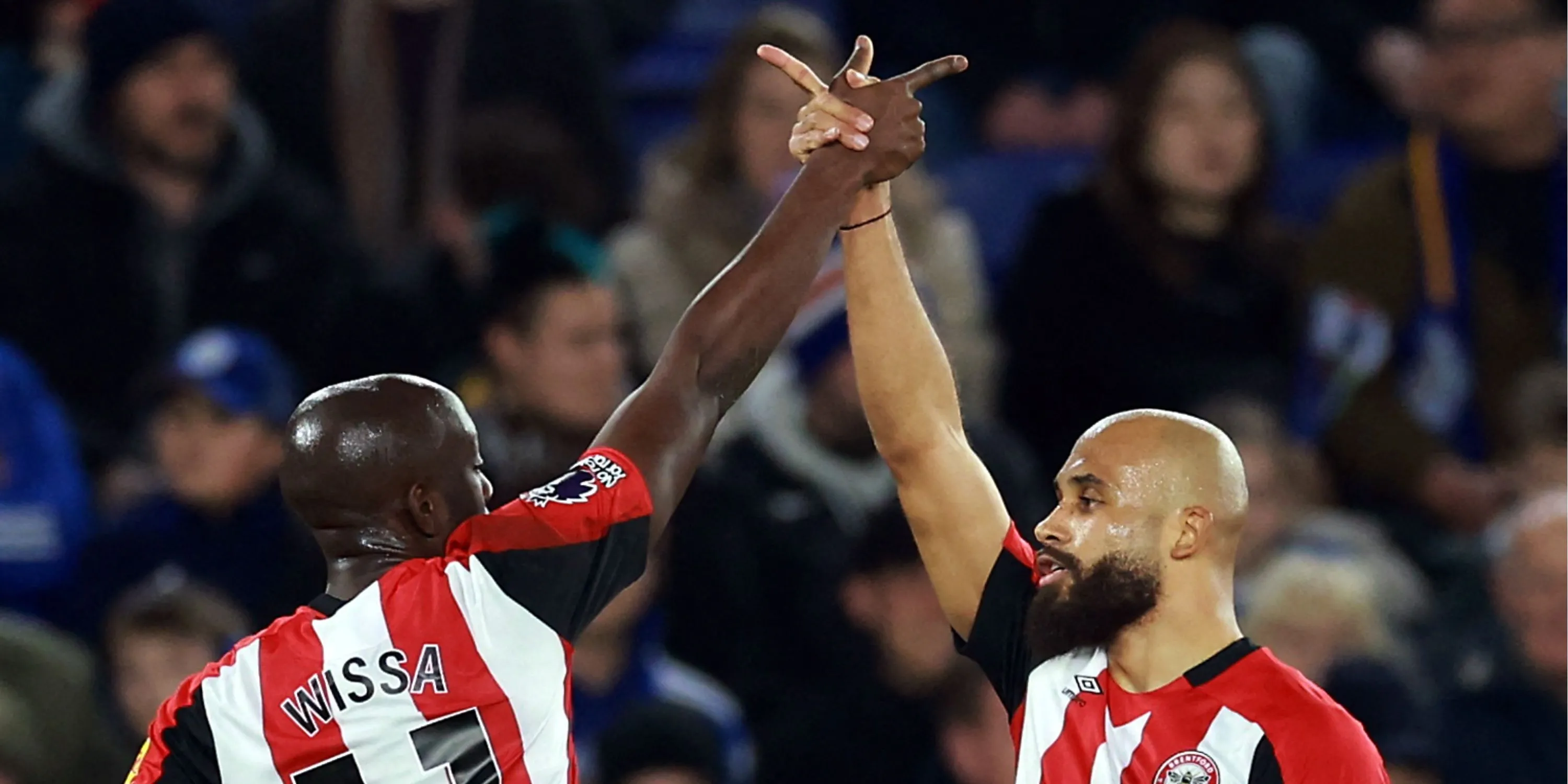 Yoane Wissa và Bryan Mbeumo, hai chân sút chủ lực của Brentford