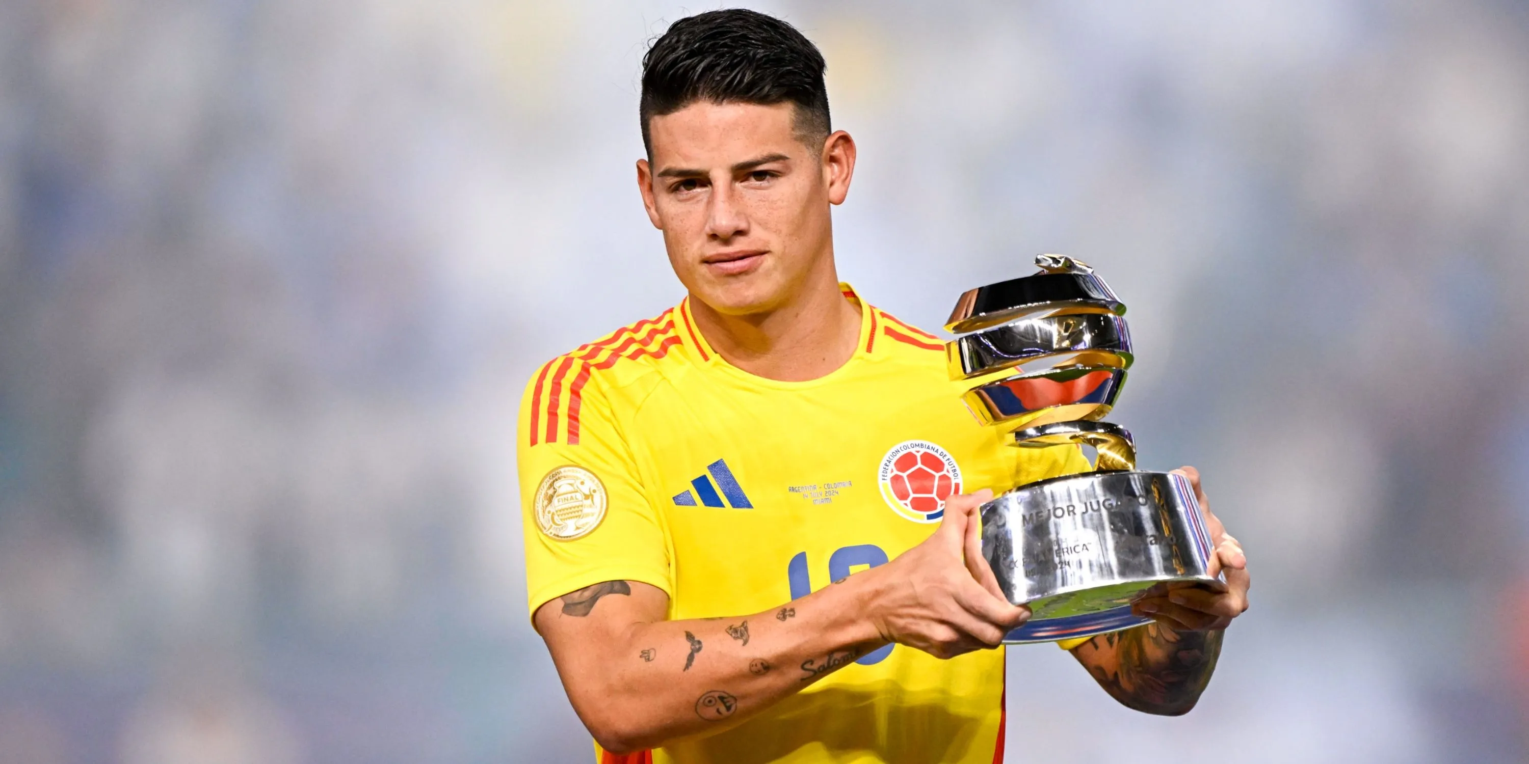 James Rodriguez của Colombia trong trận đấu