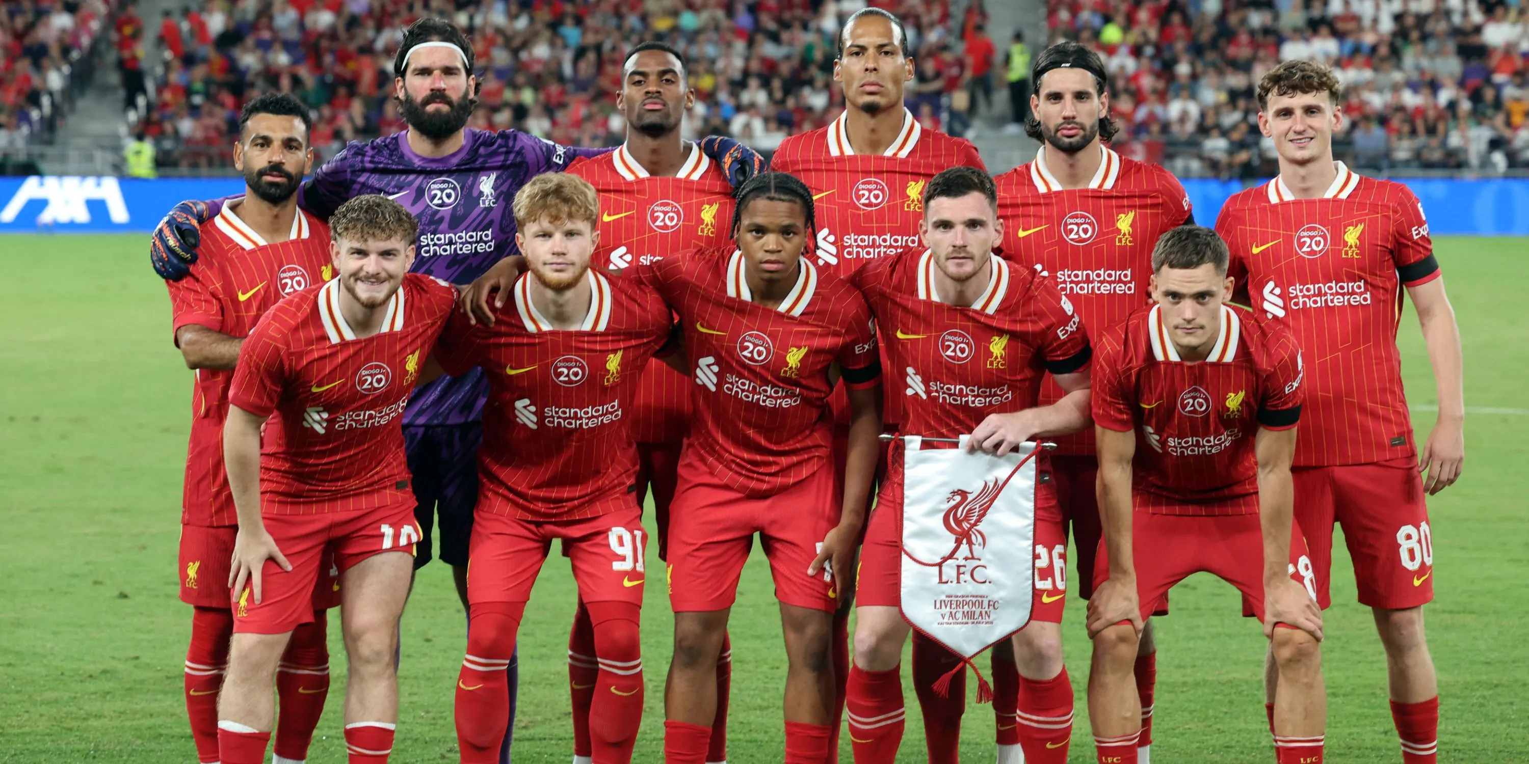 Rio Ngumoha thi đấu ấn tượng trong trận giao hữu Liverpool và AC Milan