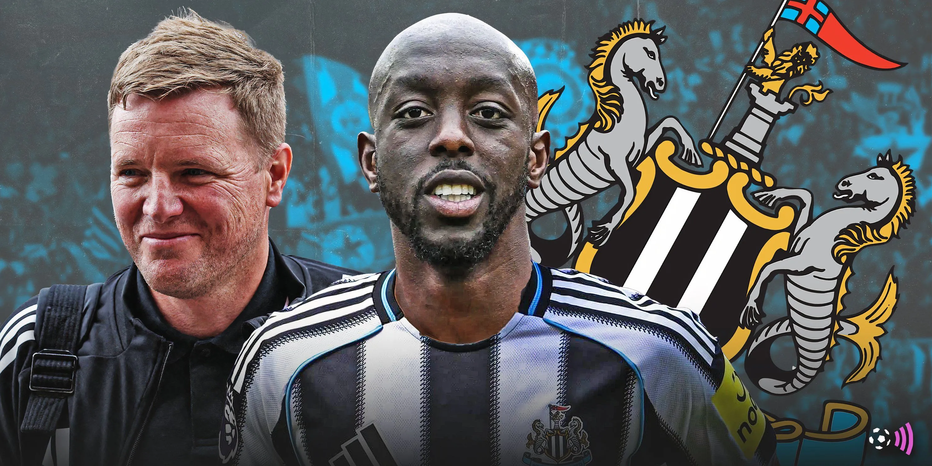 Huấn luyện viên Eddie Howe quan sát Yoane Wissa trong trận đấu của Newcastle tại Ngoại hạng Anh
