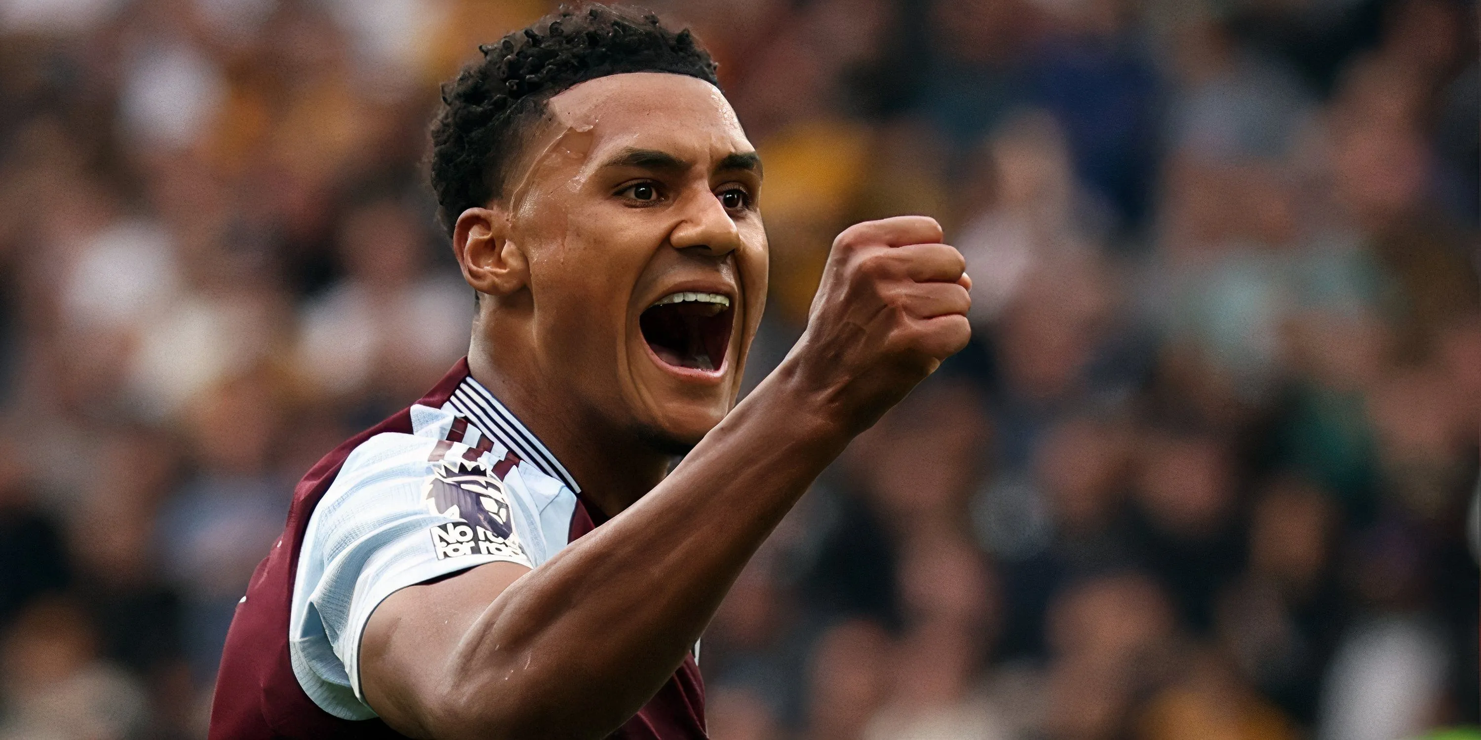 Ollie Watkins ăn mừng bàn thắng, mục tiêu của Manchester United