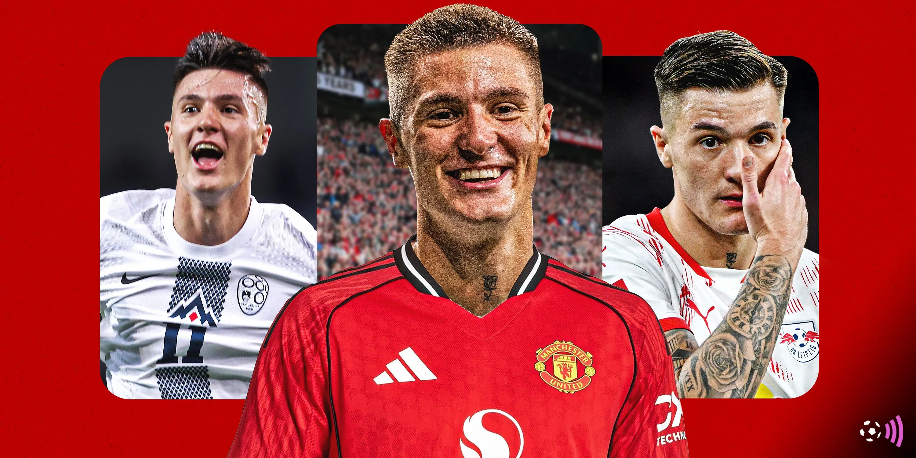 Tiền đạo Benjamin Sesko, mục tiêu chuyển nhượng của Manchester United