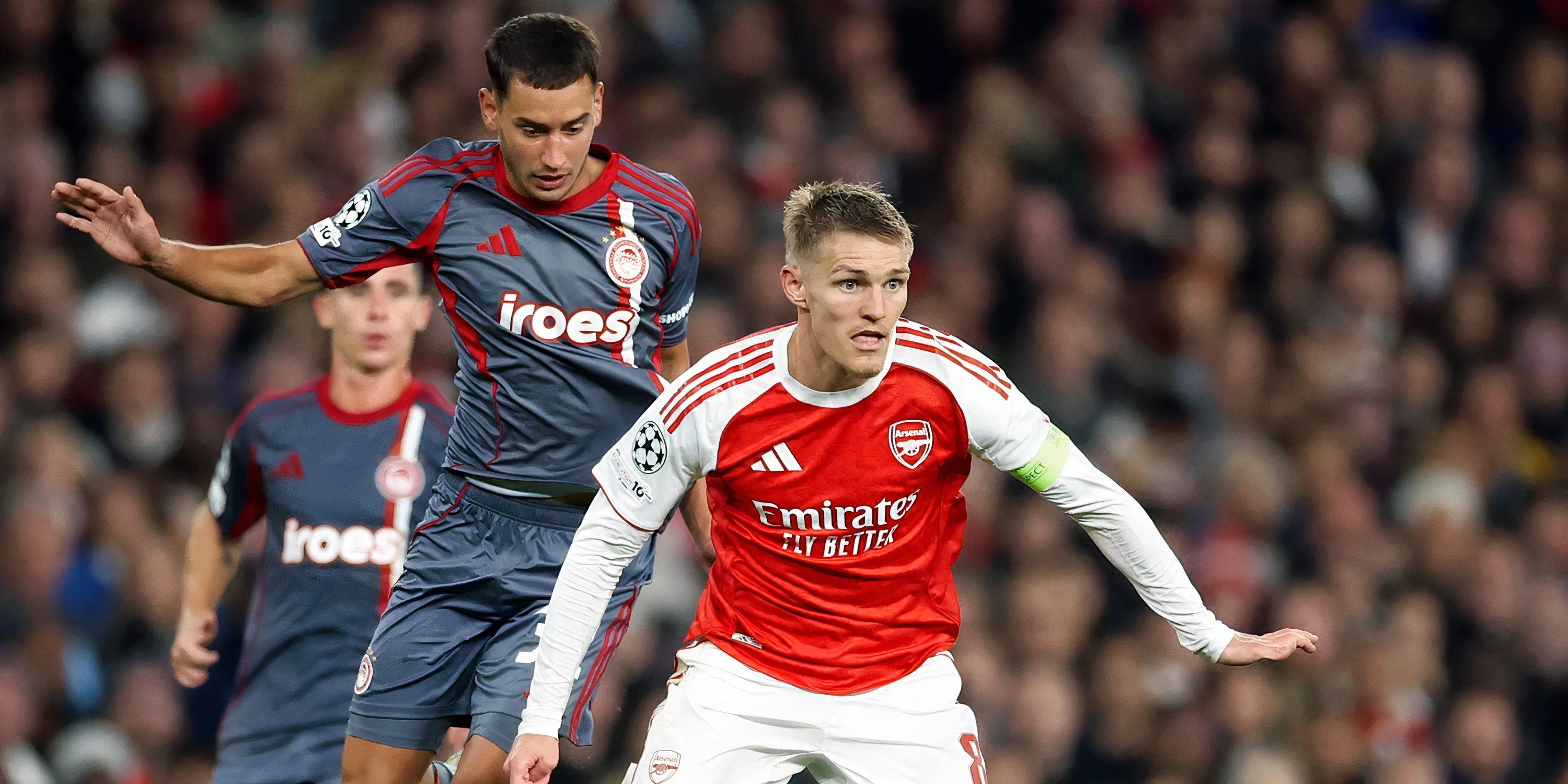 Martin Odegaard chấn thương và vắng mặt trong đội hình Arsenal